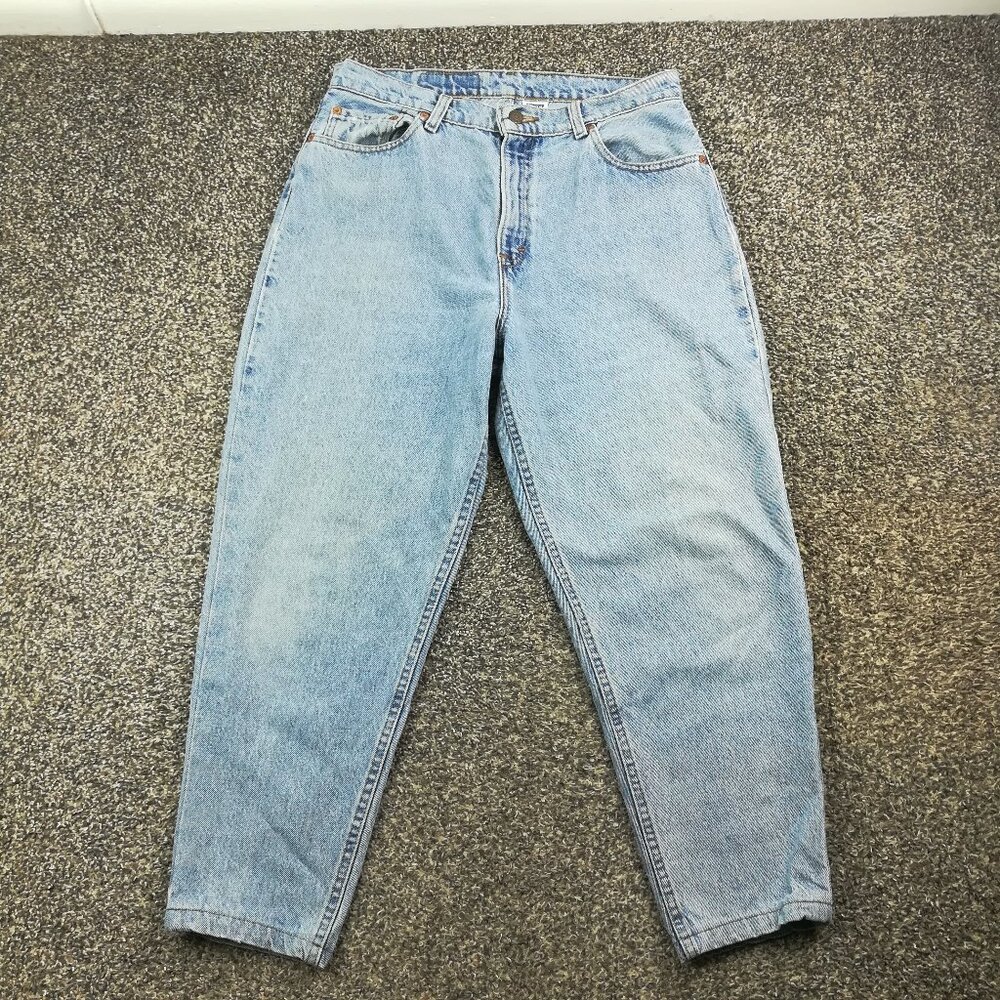 Vintage 1993 Levis Jeans 560 High Waist Mom Light Wash Sz 13 S 32x26 USA Made